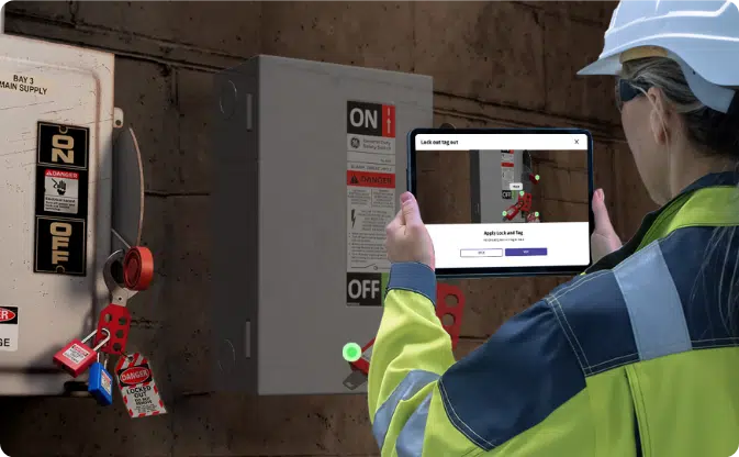 CareAR Instruct Lock out Tag out