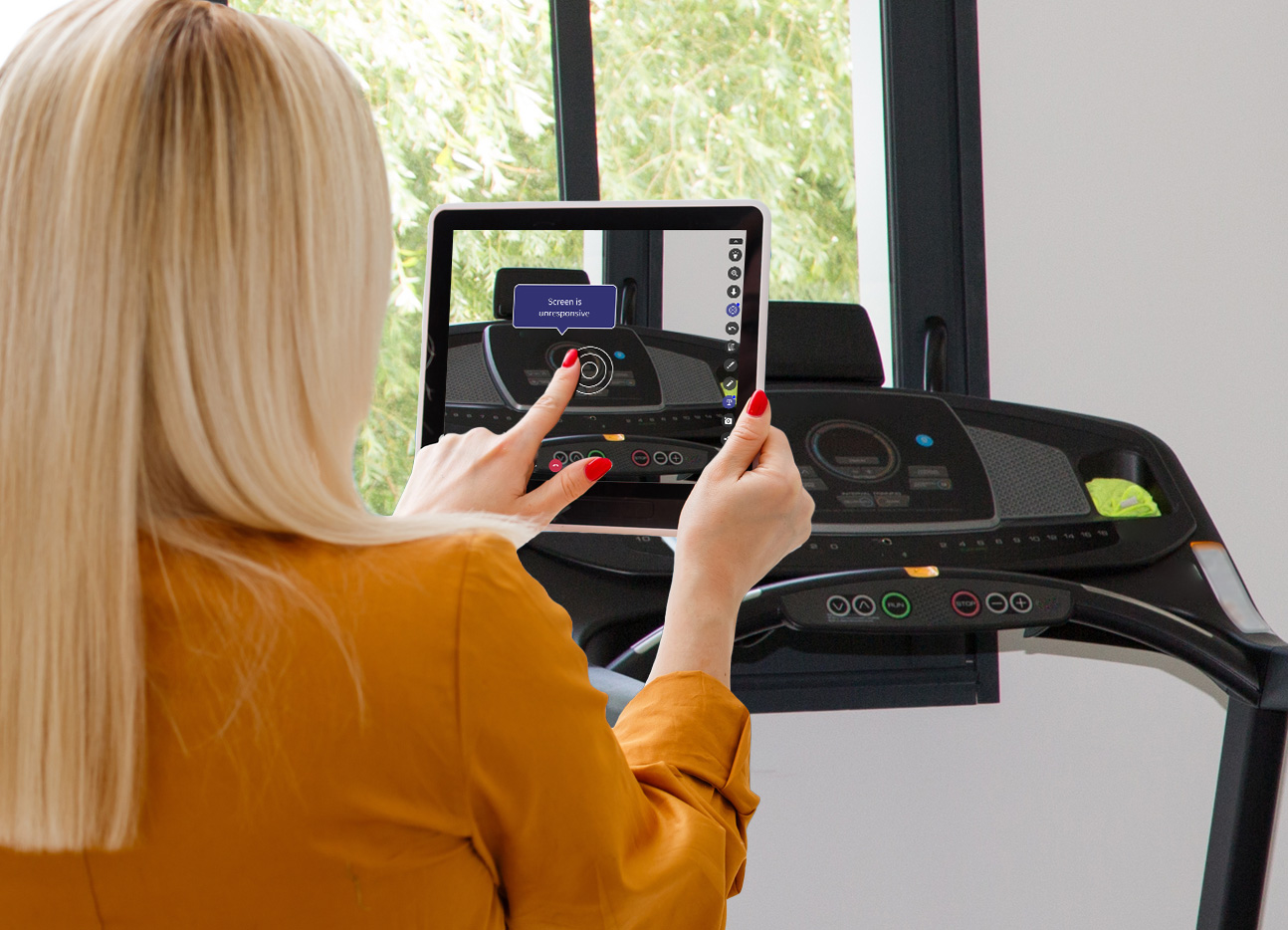 AR remote assistance home exercise equipment